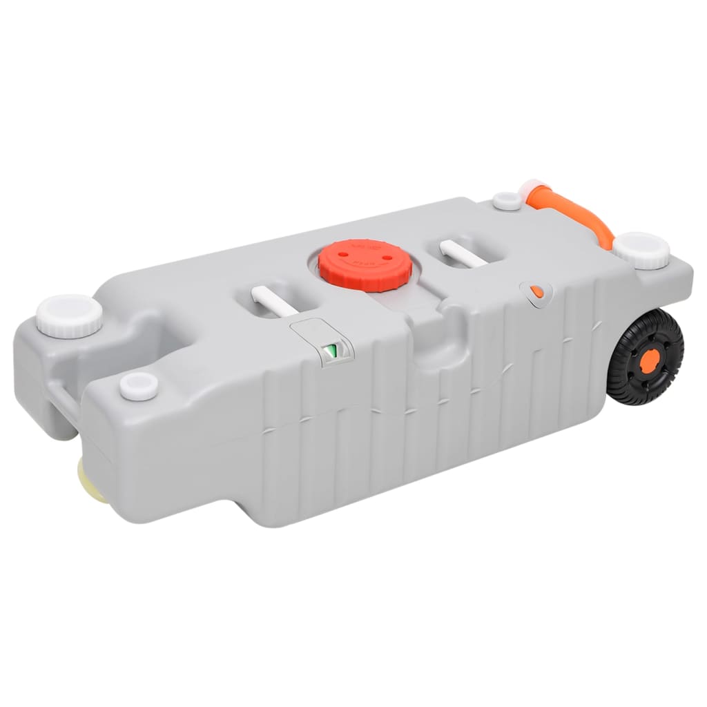 Serbatoio Di Acqua Con Ruote Per Campeggio 75 L Grigio Antracite