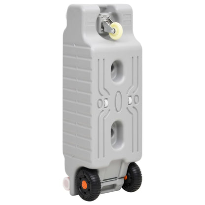 Serbatoio Di Acqua Con Ruote Per Campeggio 75 L Grigio Antracite