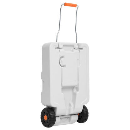 Serbatoio Di Acqua Con Ruote Per Campeggio 30 L Grigio