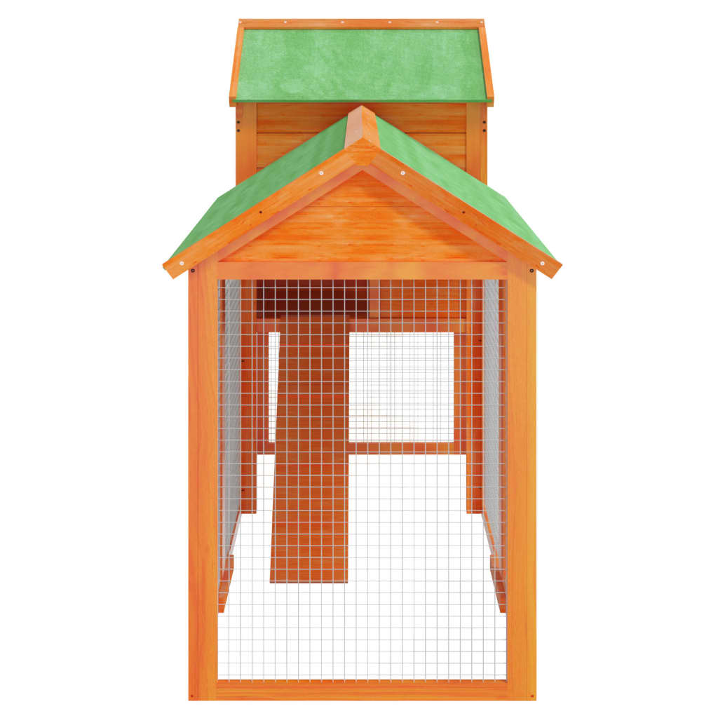 Pollaio 193X65X117 Cm In Legno Massello Di Pino