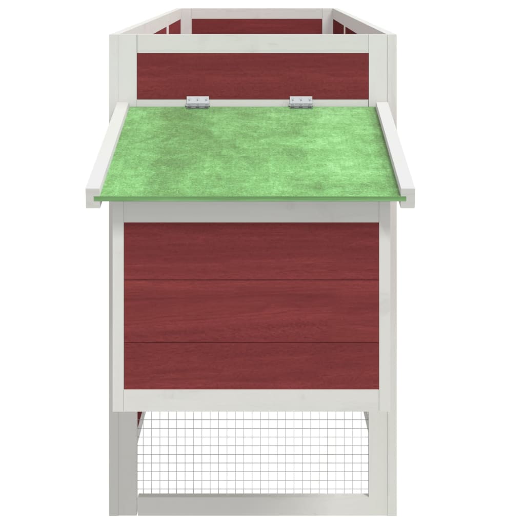 Pollaio Moka 204X50X84 Cm In Legno Massello Di Pino