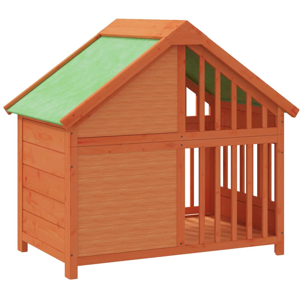 Cuccia Per Cani 96X60,5X87 Cm In Legno Massello Di Pino
