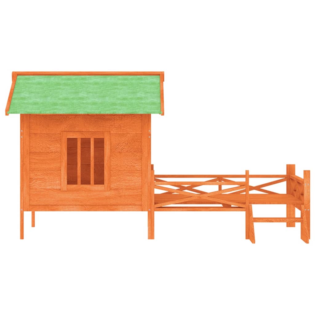 Cuccia Per Cani 159X120X88,5 Cm Legno Massello Di Pino