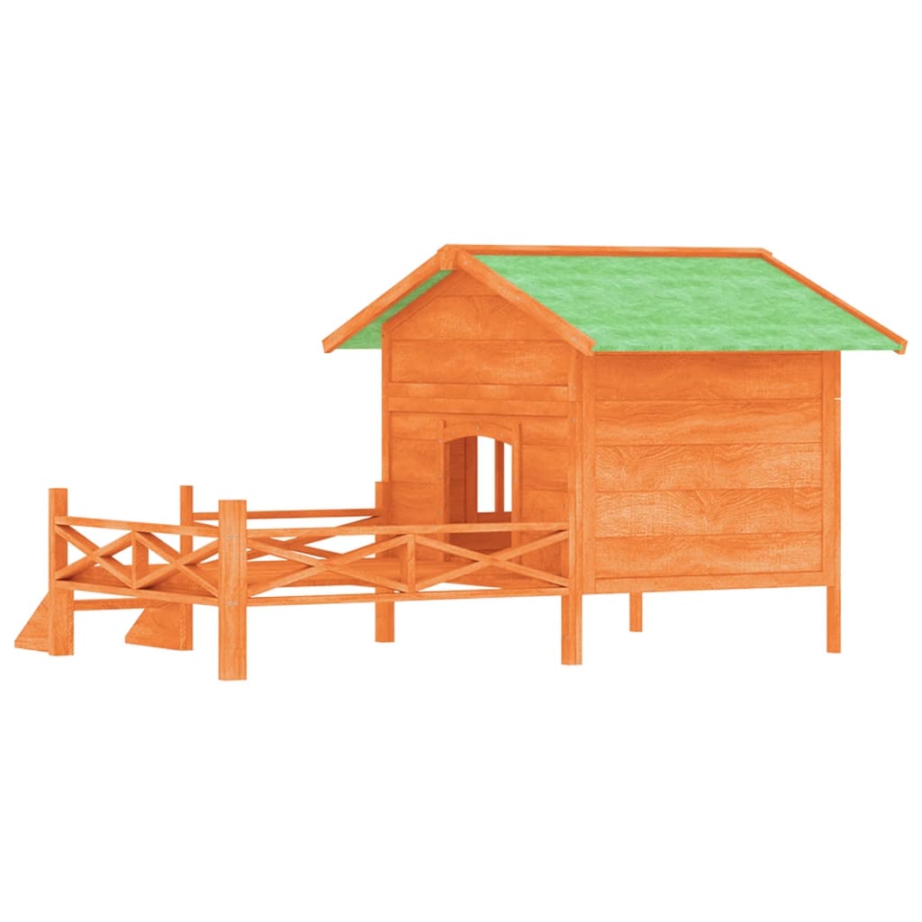 Cuccia Per Cani 159X120X88,5 Cm Legno Massello Di Pino