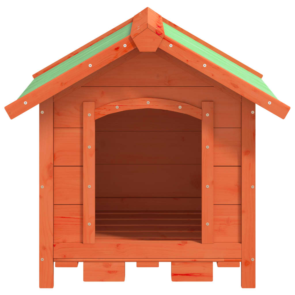 Cuccia Per Cani 65X65X61,5 Cm In Legno Massello Di Pino