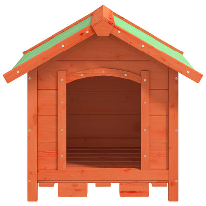 Cuccia Per Cani 65X65X61,5 Cm In Legno Massello Di Pino