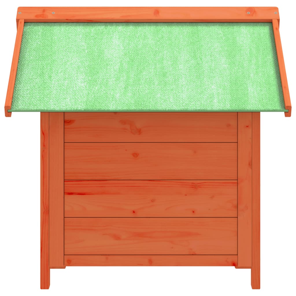 Cuccia Per Cani 65X65X61,5 Cm In Legno Massello Di Pino