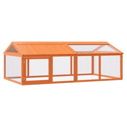Box Per Animali 200X112,5X74 Cm Legno Massello Di Pino