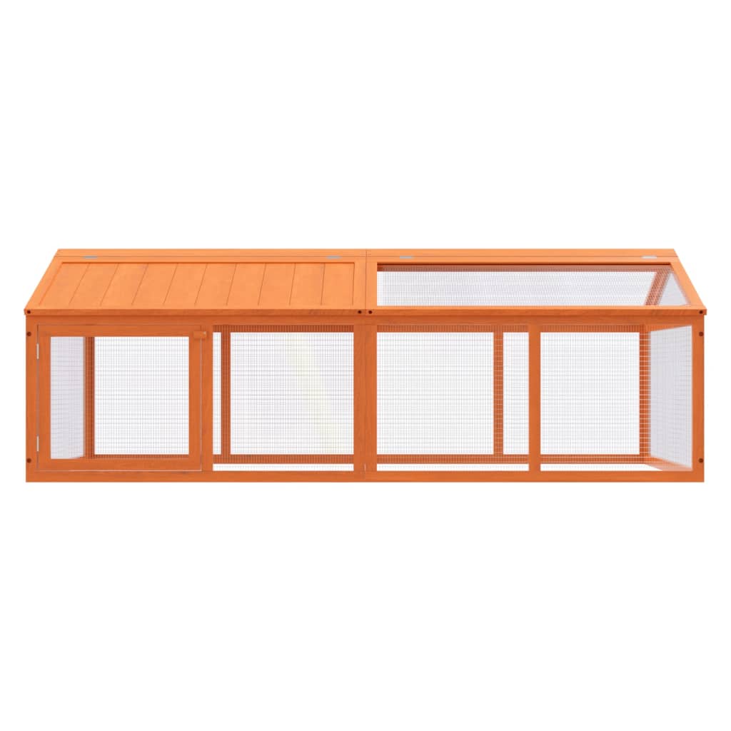 Box Per Animali 200X112,5X74 Cm Legno Massello Di Pino