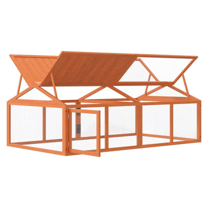 Box Per Animali 200X112,5X74 Cm Legno Massello Di Pino