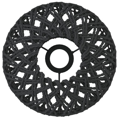 Paralume Nero Ø23X28 Cm Ferro E Carta