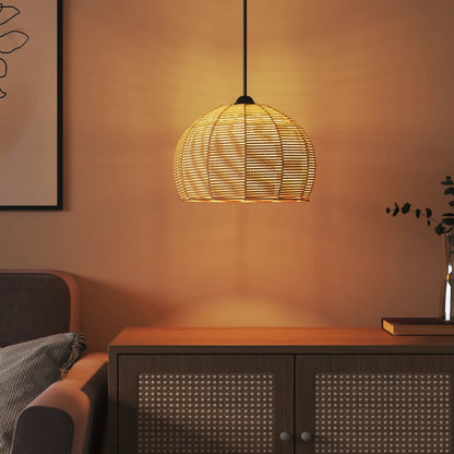 Paralume Da Soffitto Ø36X26 Cm Ferro E Carta