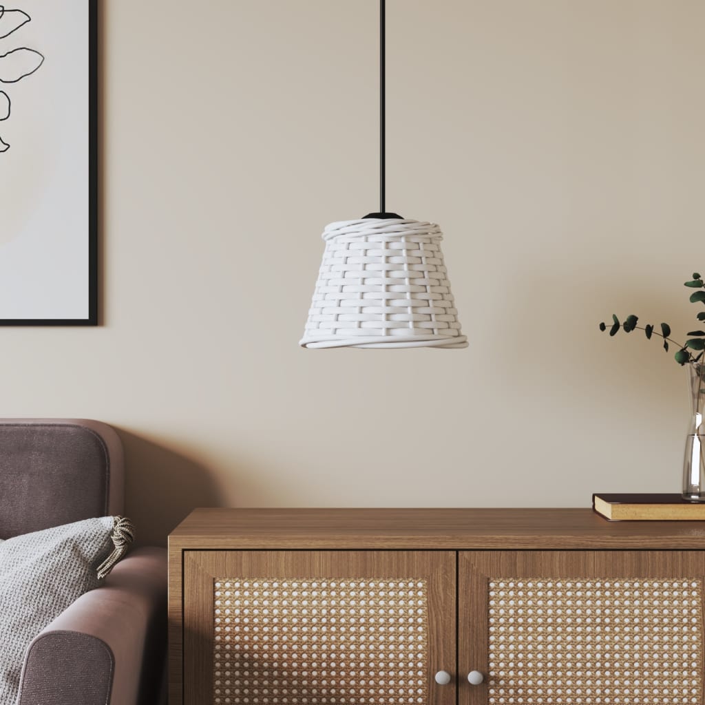 Paralume Da Soffitto Ø15X12 Cm In Vimini