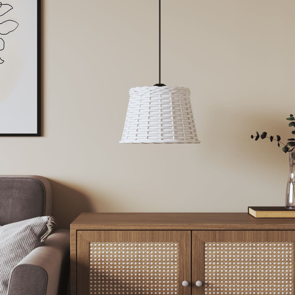 Paralume Da Soffitto Ø15X12 Cm In Vimini
