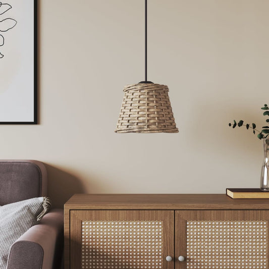 Paralume Da Soffitto Ø15X12 Cm In Vimini