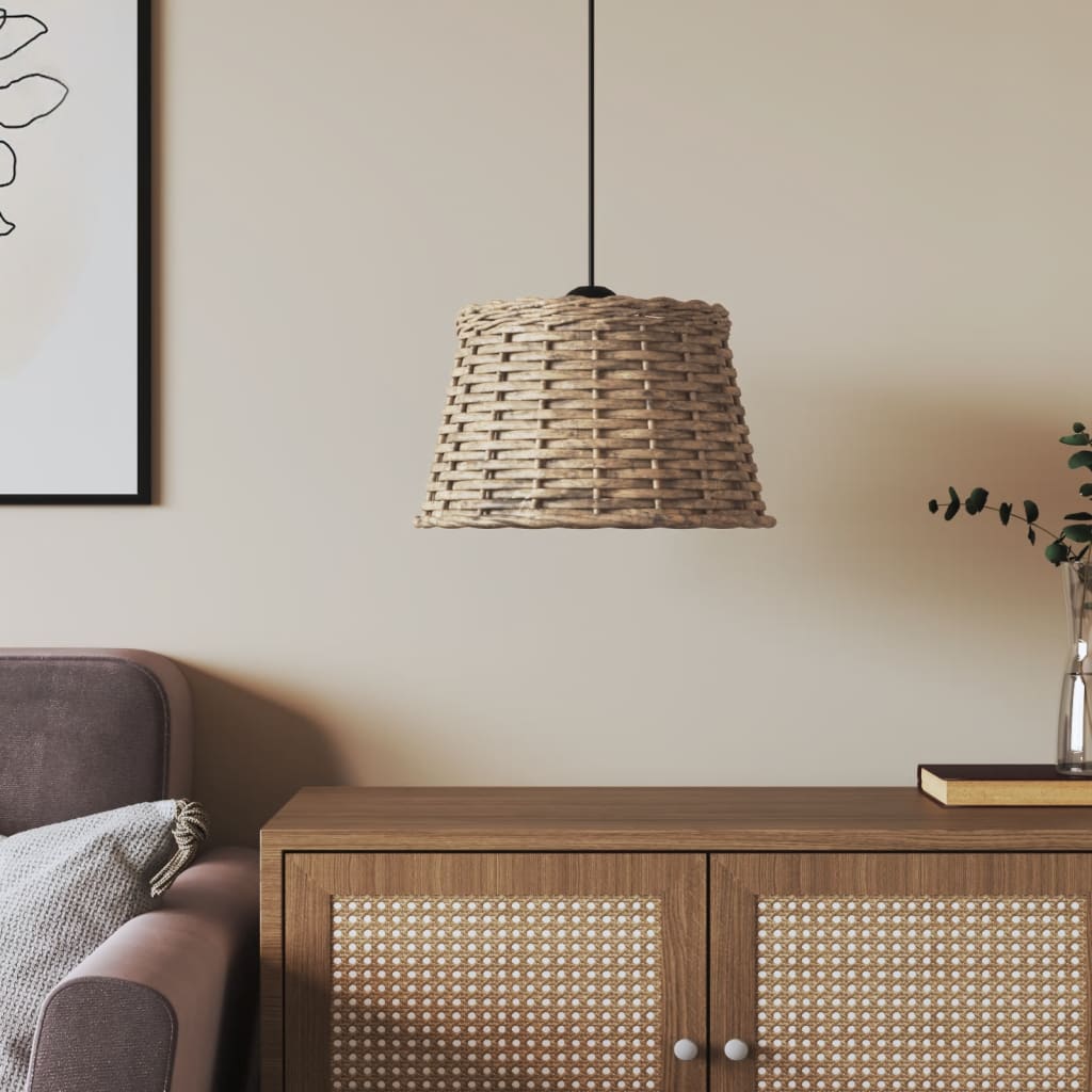 Paralume Da Soffitto Ø15X12 Cm In Vimini