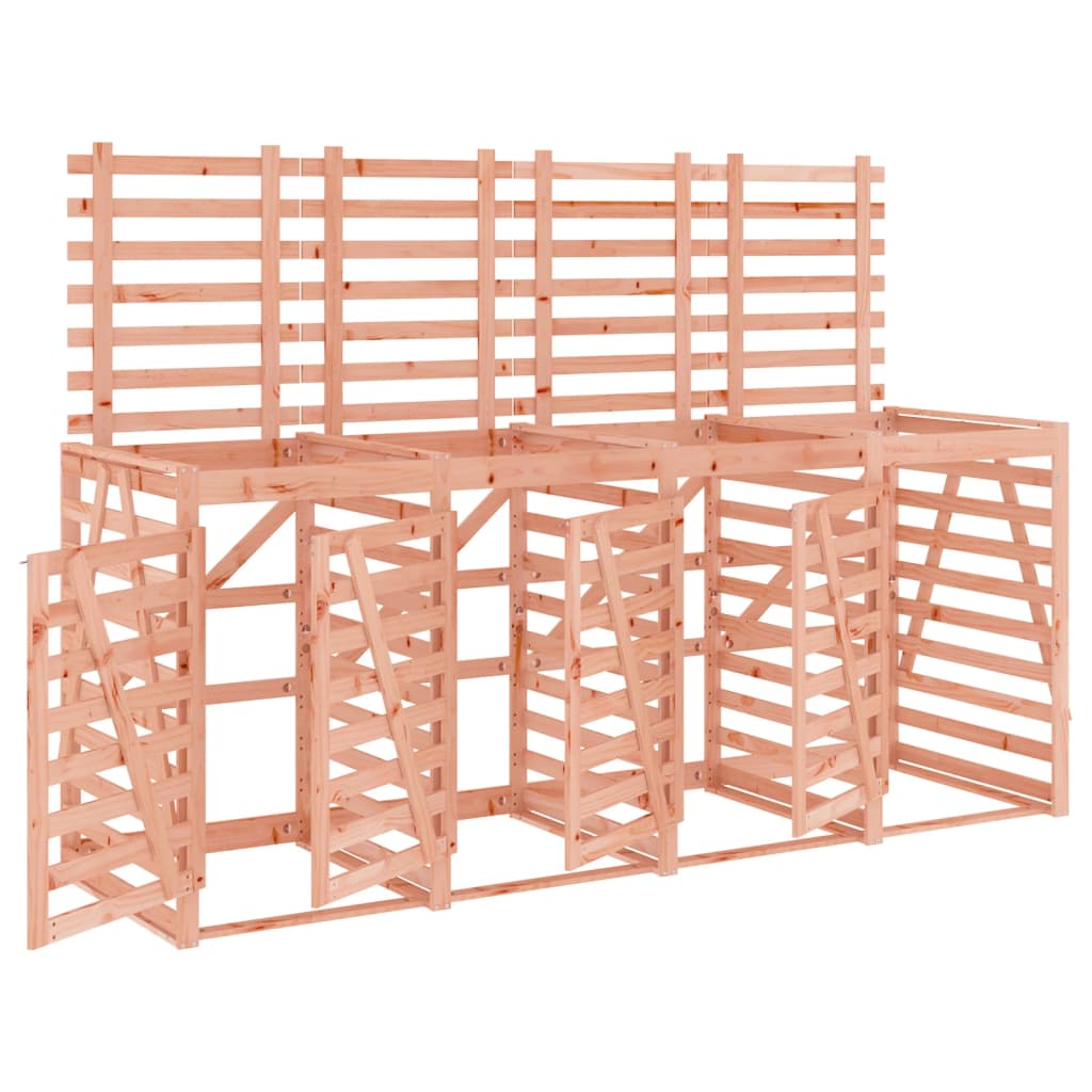 Copribidone Quadruplo In Legno Massello Di Douglas