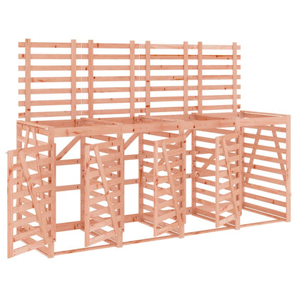 Copribidone Quadruplo In Legno Massello Di Douglas