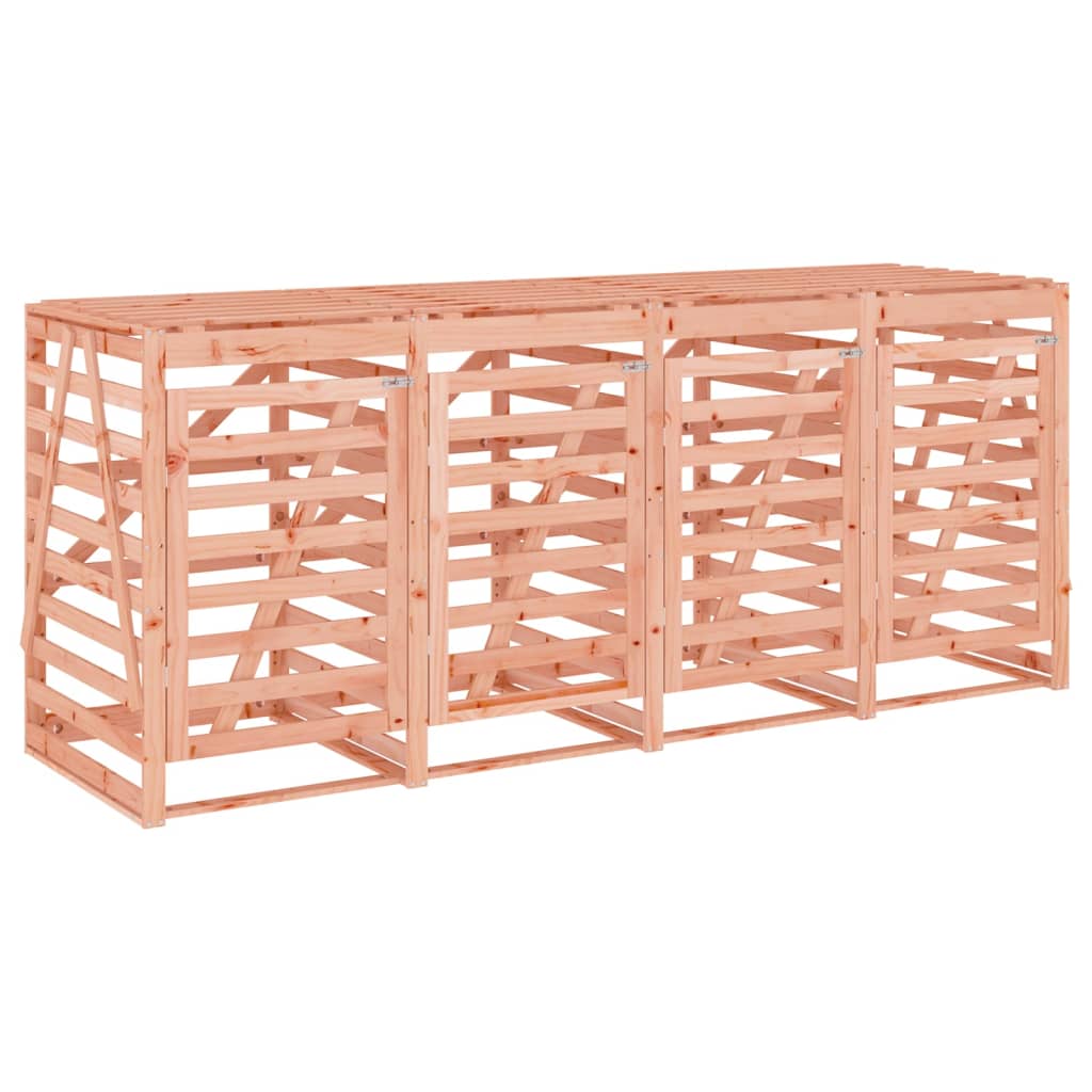 Copribidone Quadruplo In Legno Massello Di Douglas