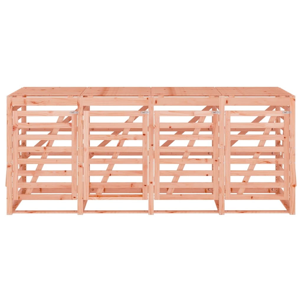 Copribidone Quadruplo In Legno Massello Di Douglas