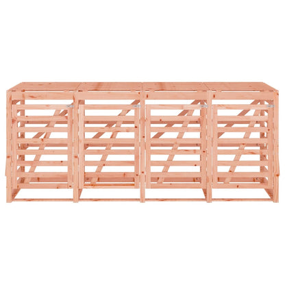 Copribidone Quadruplo In Legno Massello Di Douglas