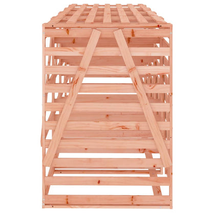 Copribidone Quadruplo In Legno Massello Di Douglas