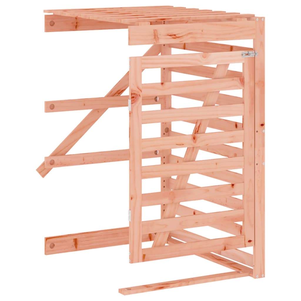 Copribidone Quadruplo In Legno Massello Di Douglas