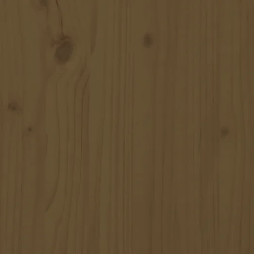 Fioriera Muro 3Ripiani Ambra 60X18,5X110Cm Legno Massello Pino