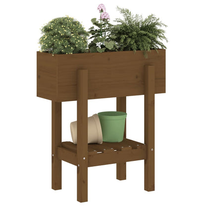 Fioriera Da Giardino Ambra Legno Massello Di Pino