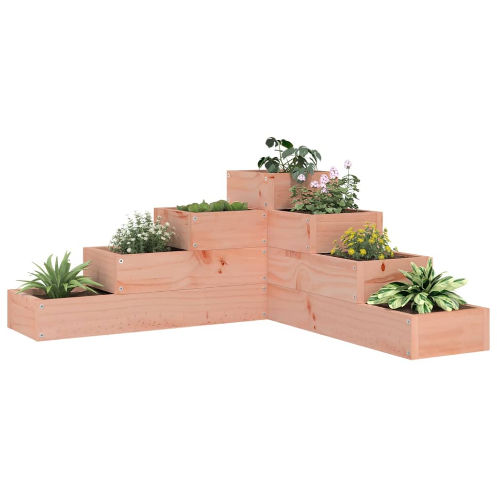 Fioriera Da Giardino 4 Ripiani 80,5X79X36Cm Legno Massello Pino