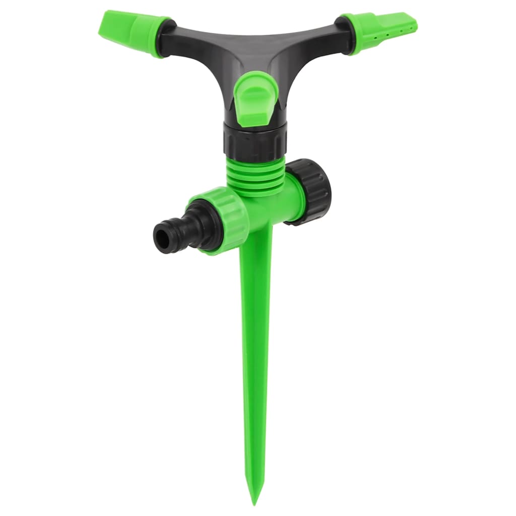 Irrigatori Rotanti 4 Pz Verdi E Neri 16X13,5X25,5 Cm Abs E Pp