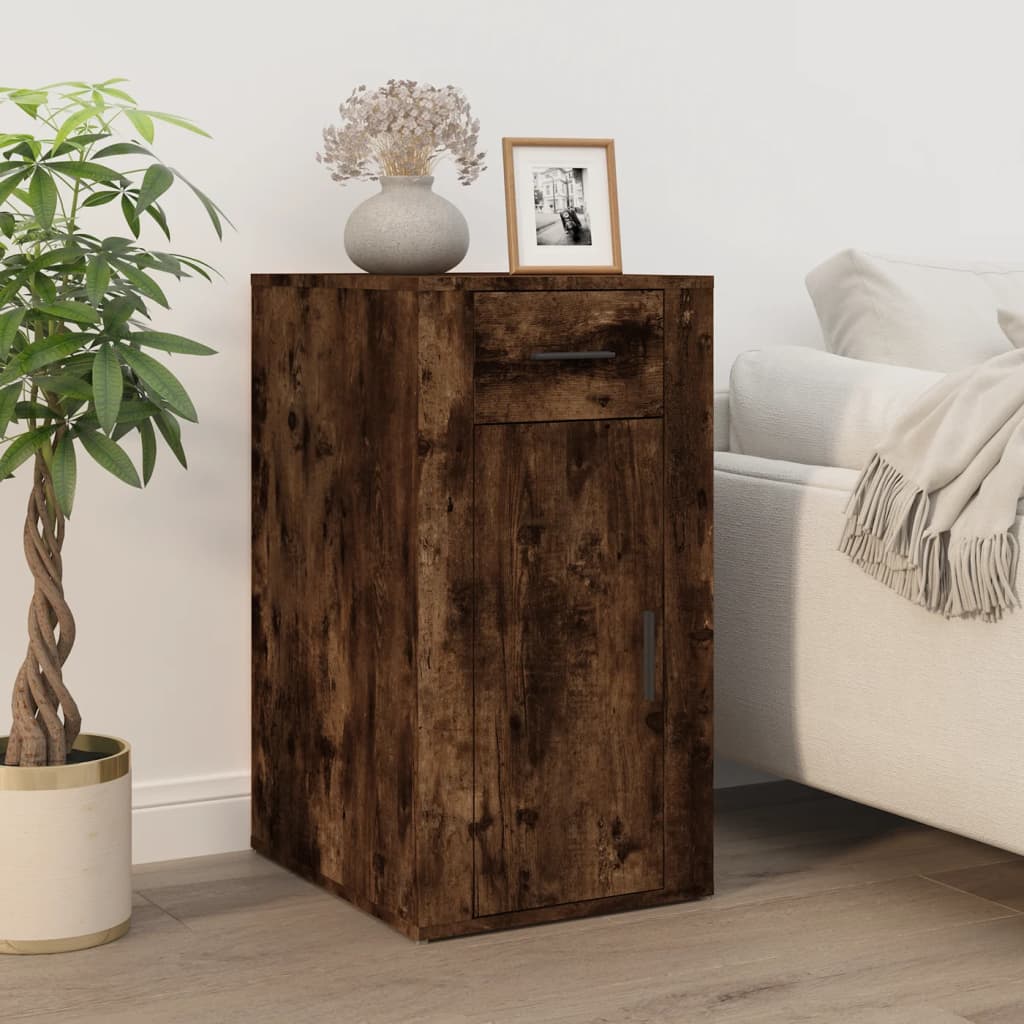 Scrivania Con Armadietto In Legno Multistrato