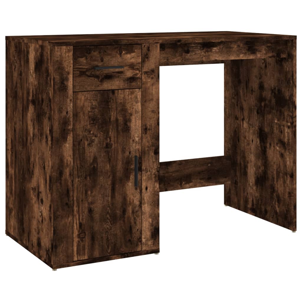 Scrivania Con Armadietto In Legno Multistrato