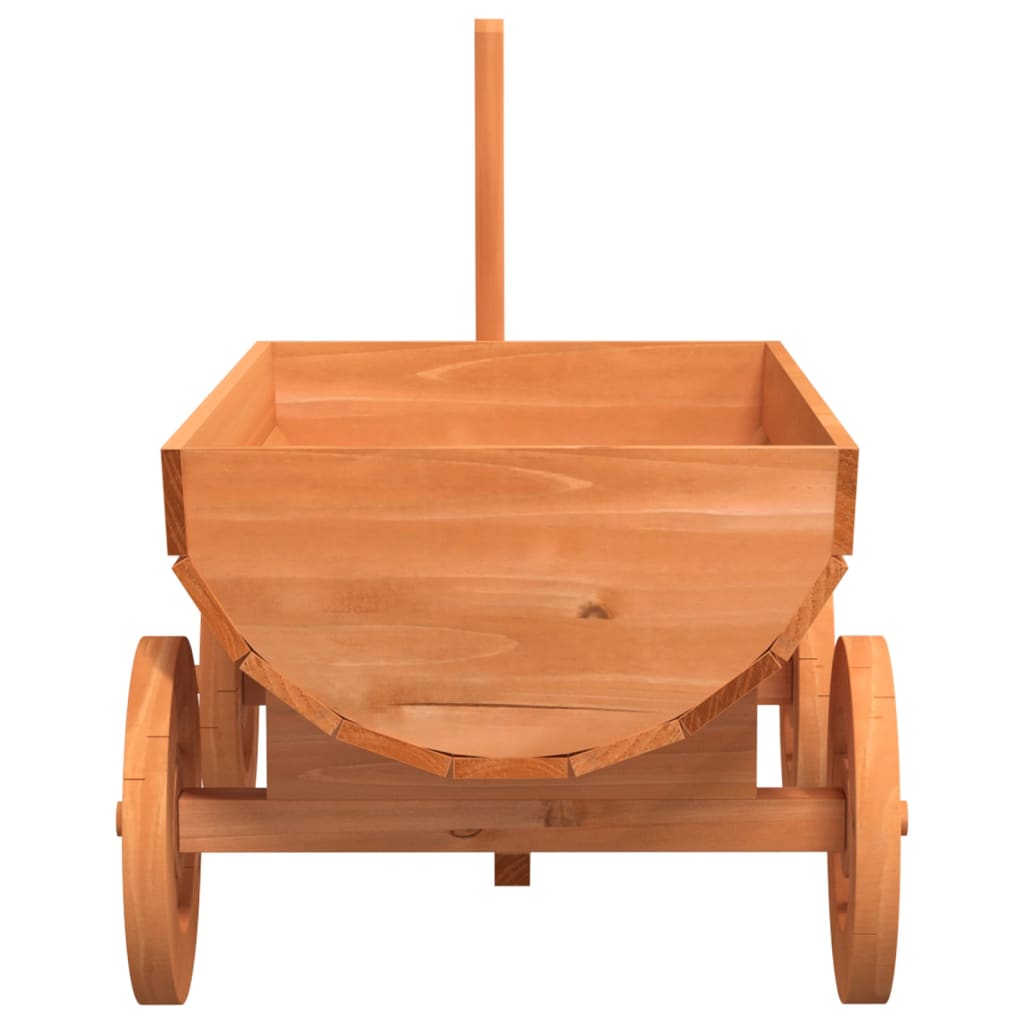 Carro Decorativo 70X43X54 Cm In Legno Massello Di Abete Nero