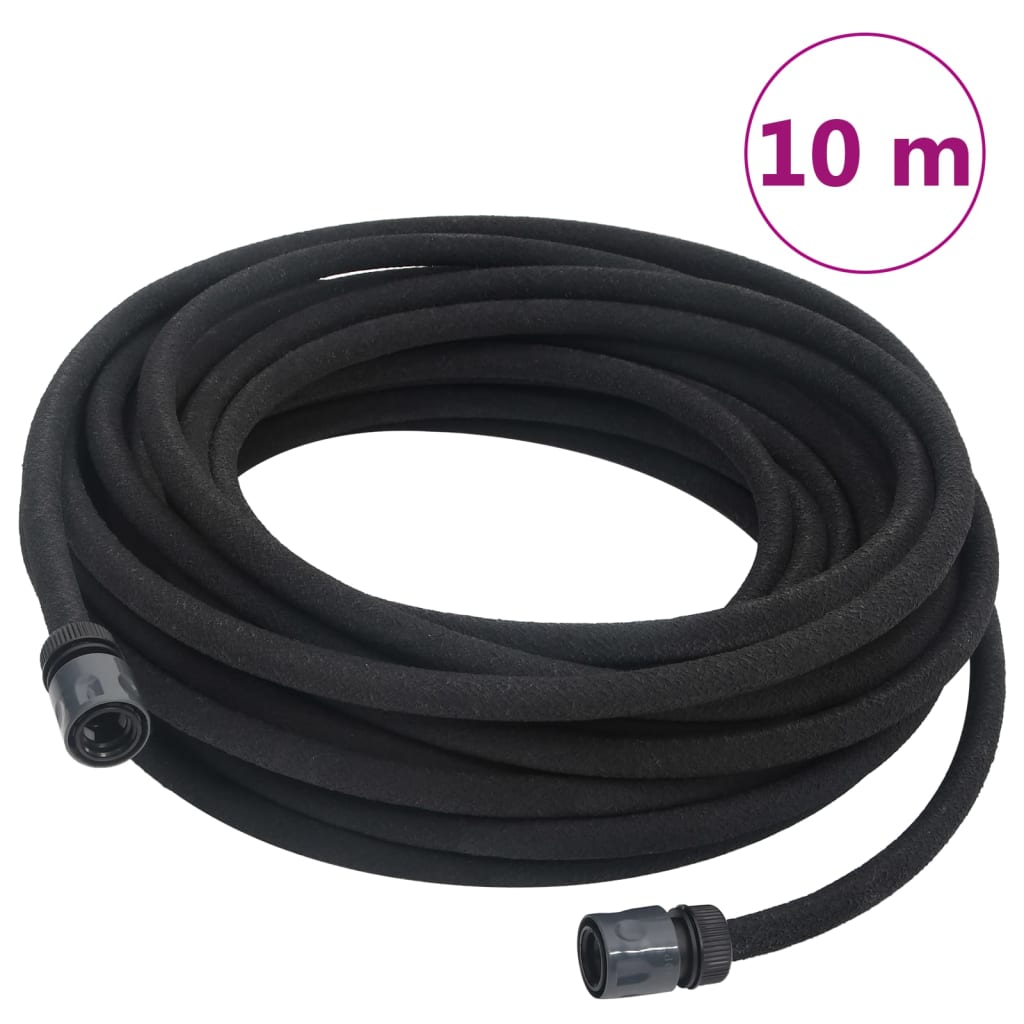 Tubo Di Irrigazione Da Giardino 0,6&quot; In Gomma Nero