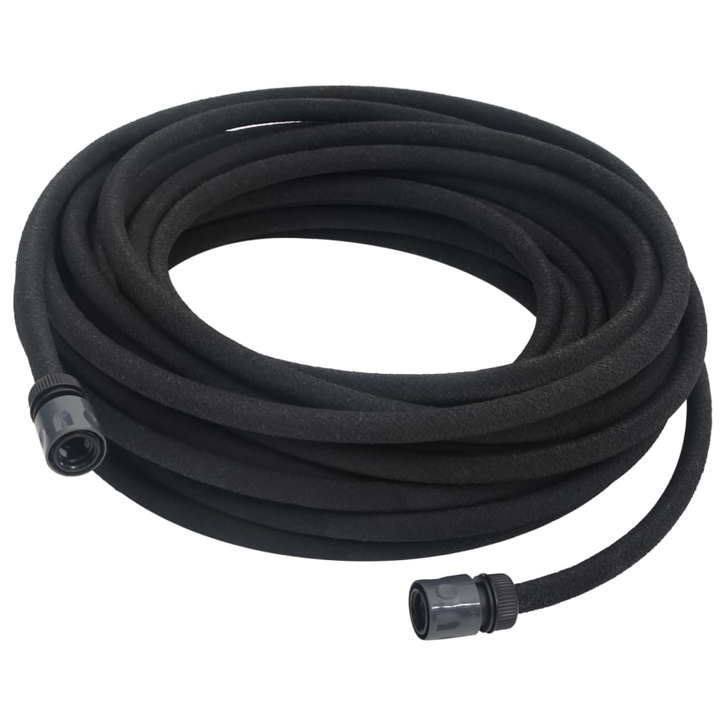 Tubo Di Irrigazione Da Giardino 0,6&quot; In Gomma Nero