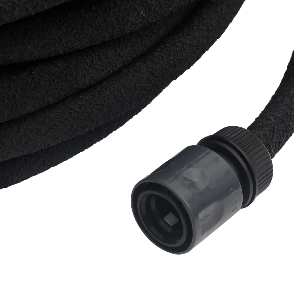 Tubo Di Irrigazione Da Giardino 0,6&quot; In Gomma Nero