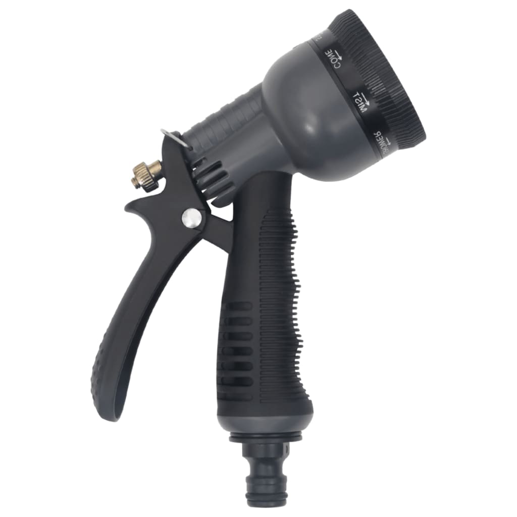 Tubo Da Giardino Con Ugello Spray Argento 20,6&quot; 22,5 M Acciaio