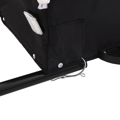 Rimorchio Da Bici Nero E 30 Kg In Ferro