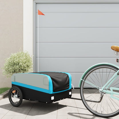 Rimorchio Da Bici Nero E 30 Kg In Ferro