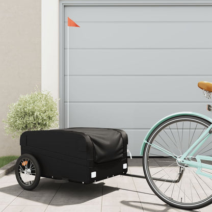 Rimorchio Da Bici Nero E 30 Kg In Ferro