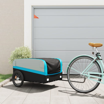 Rimorchio Da Bici Nero E 30 Kg In Ferro