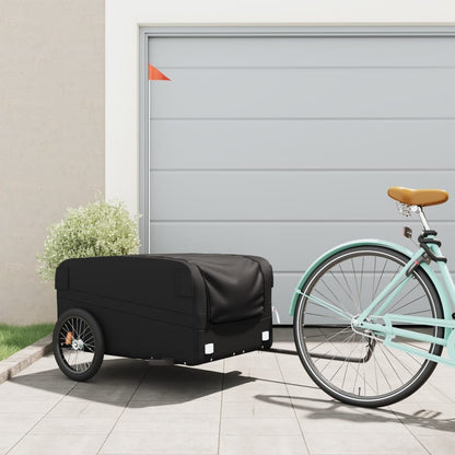 Rimorchio Da Bici Nero E 30 Kg In Ferro