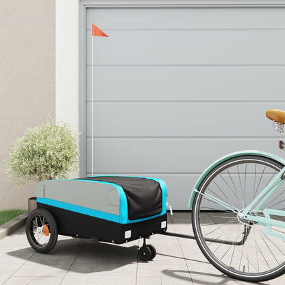 Rimorchio Da Bici Nero E 30 Kg In Ferro