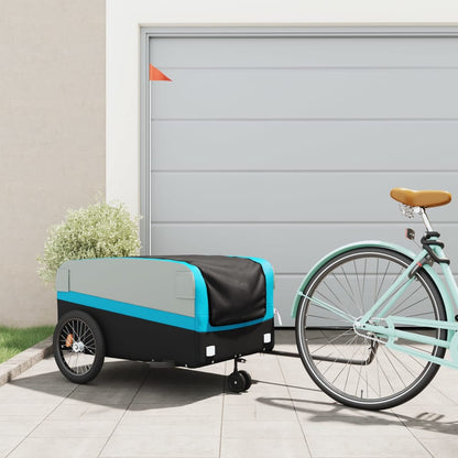 Rimorchio Da Bici Nero E 30 Kg In Ferro