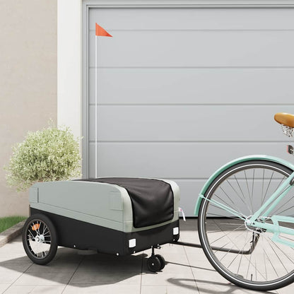 Rimorchio Da Bici Nero E 30 Kg In Ferro