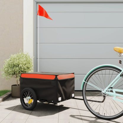 Rimorchio Da Bici Nero E 30 Kg In Ferro