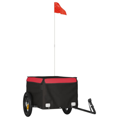 Rimorchio Da Bici Nero E 30 Kg In Ferro