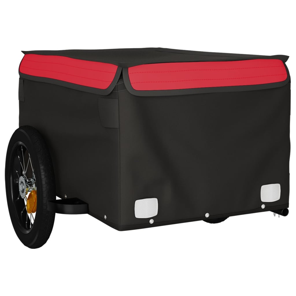 Rimorchio Da Bici Nero E 30 Kg In Ferro