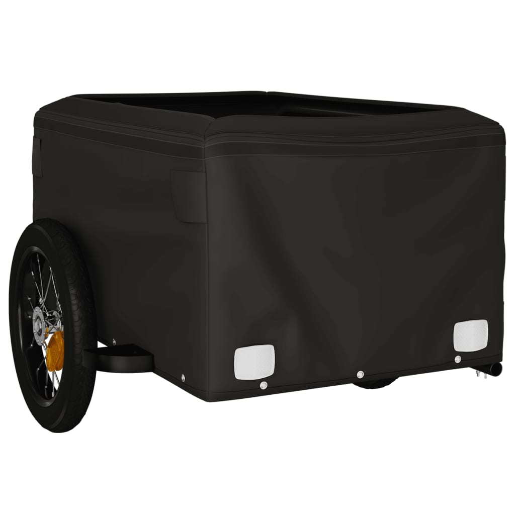 Rimorchio Da Bici Nero E 30 Kg In Ferro